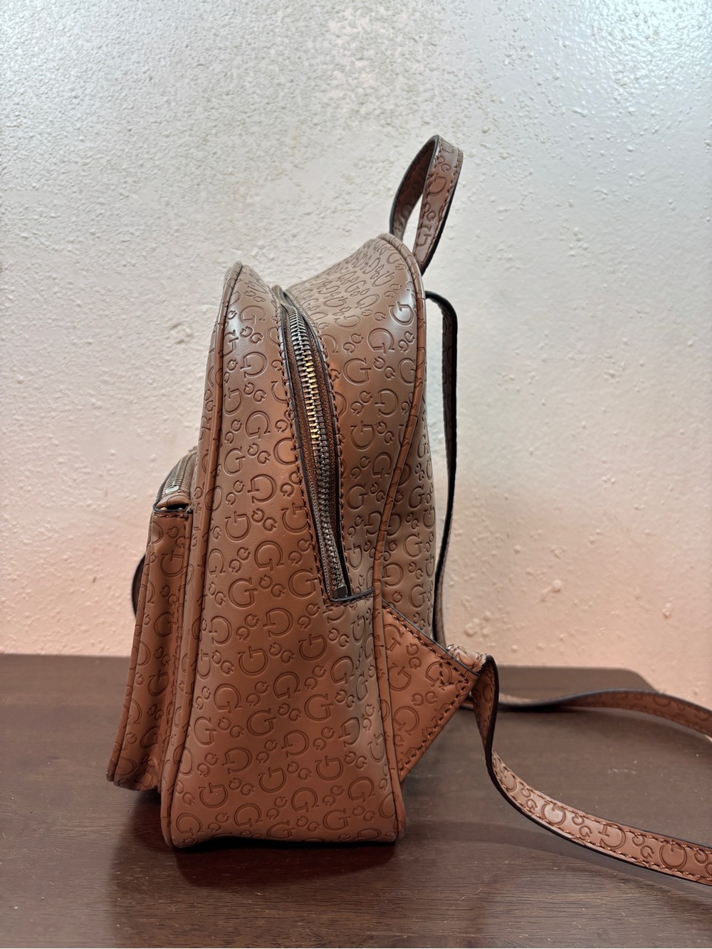 GUESS Embossed Logo Mini Backpack - Picture 5 of 11